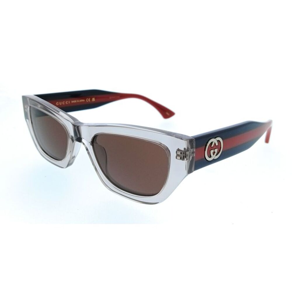 Gucci GG2116S-005 Grey Rectangle Women’s Sunglasses